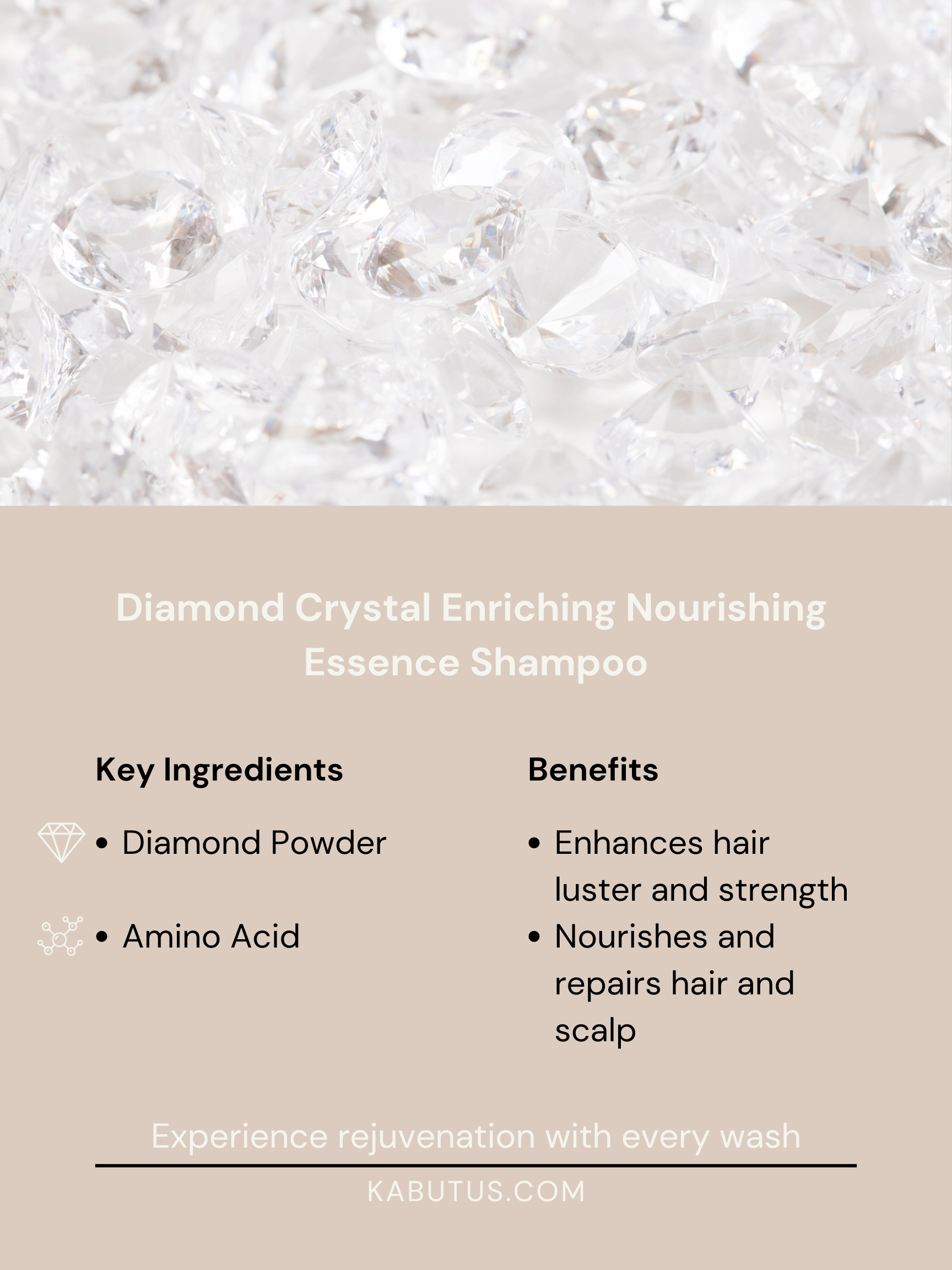Kabut Diamond Crystal Essence Shampoo
